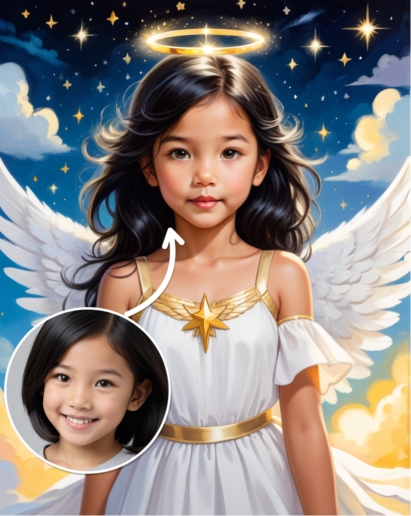 Little Angel in the Clouds