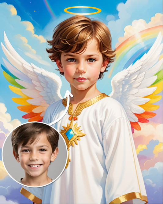 Little Angel with a Rainbow