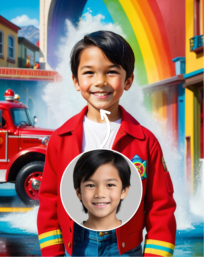 Rainbow Firefighter